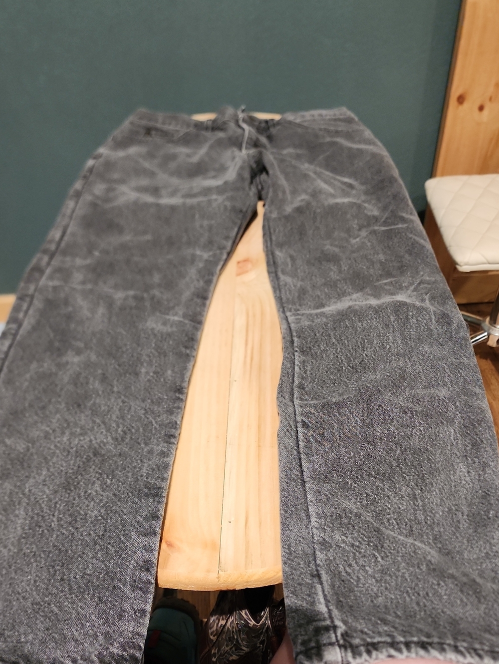 L.L. Bean Men's Charcoal Corduroy Pants
